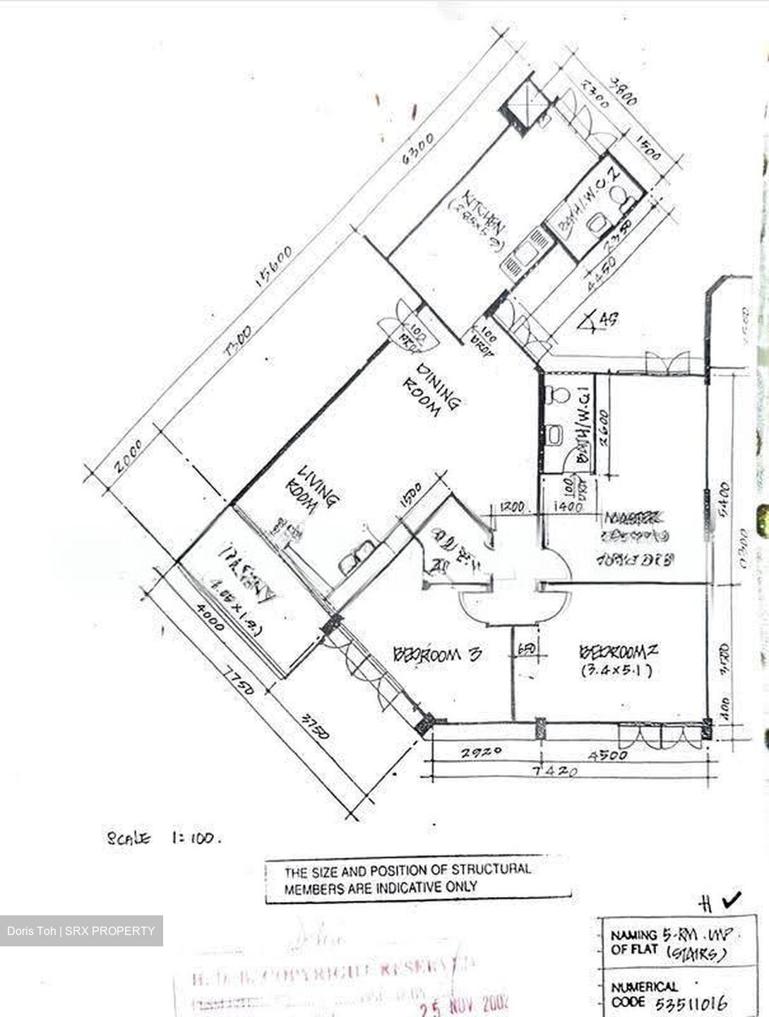 Blk 221 Yishun Gardens (Yishun), HDB 5 Rooms #639366921